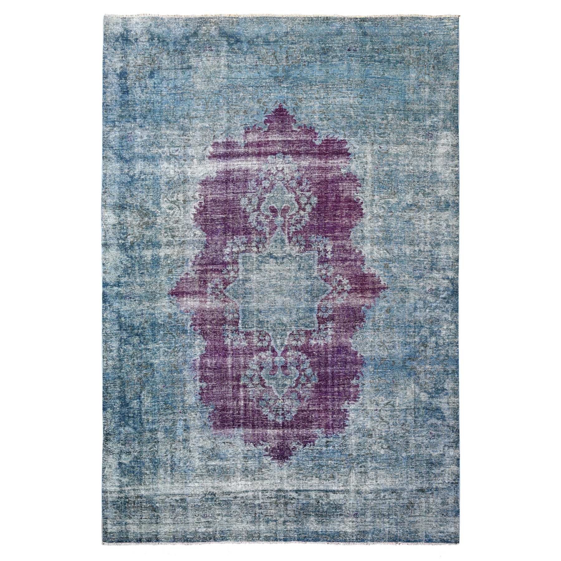 Transitional Wool Hand-Knotted Area Rug 9'6